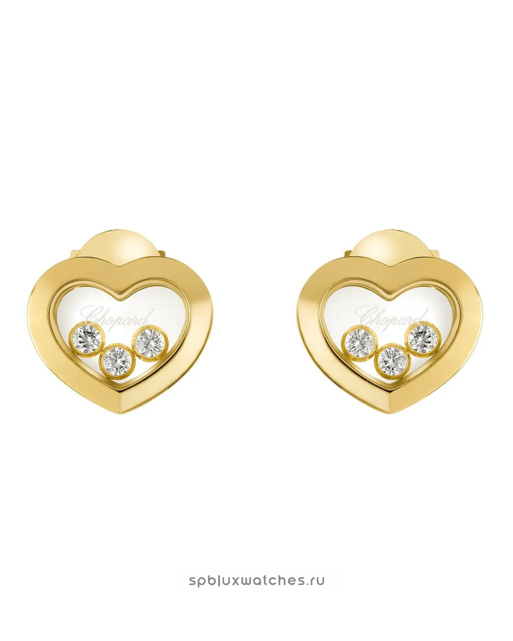 Серьги Chopard Happy Diamonds Icons Earrings 83A611-0001