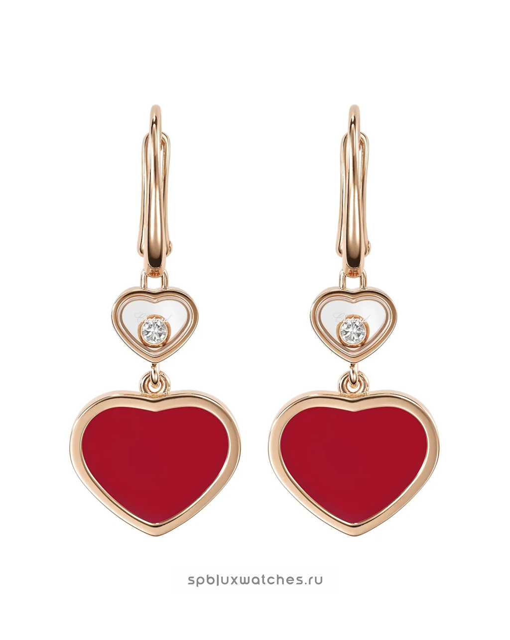 Серьги Chopard Happy Hearts Earrings 837482-5820