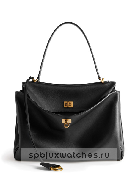 Сумка Balenciaga Women's Rodeo Handbag Medium in Black 7897722AA4V1000