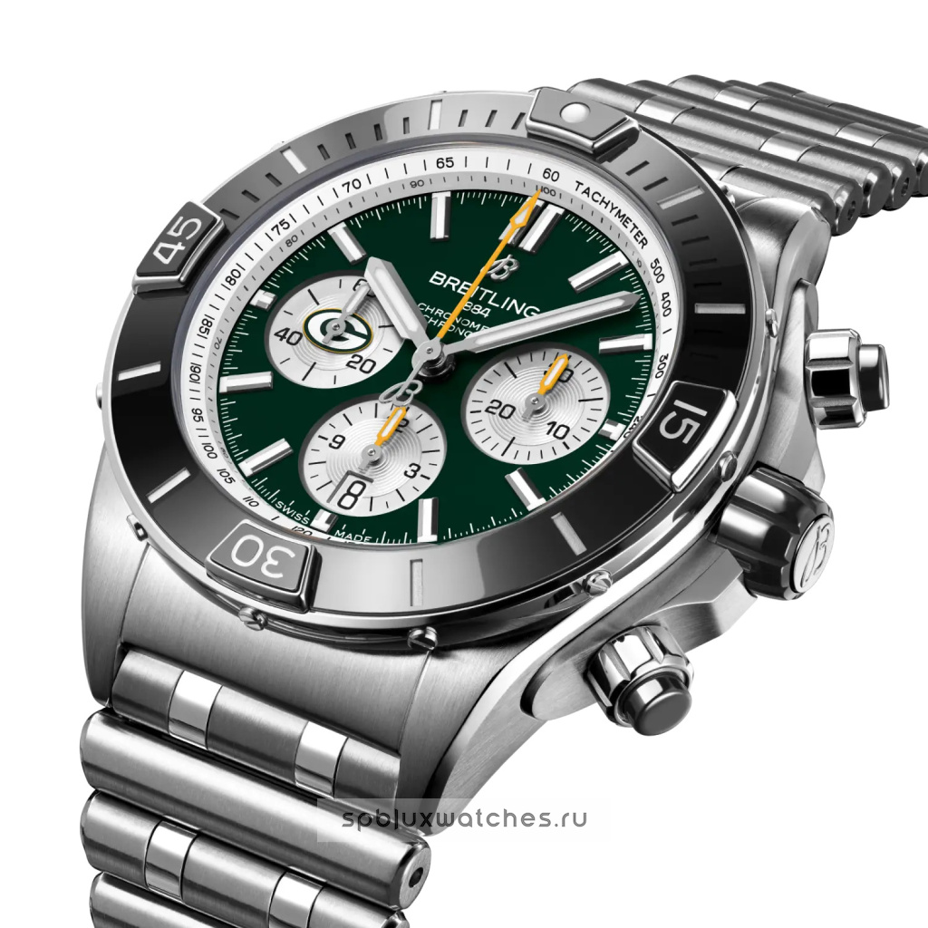 Breitling Super Chronomat B01 Chronograph 44 mm NFL Green Bay Packers AB01361C1L1A1