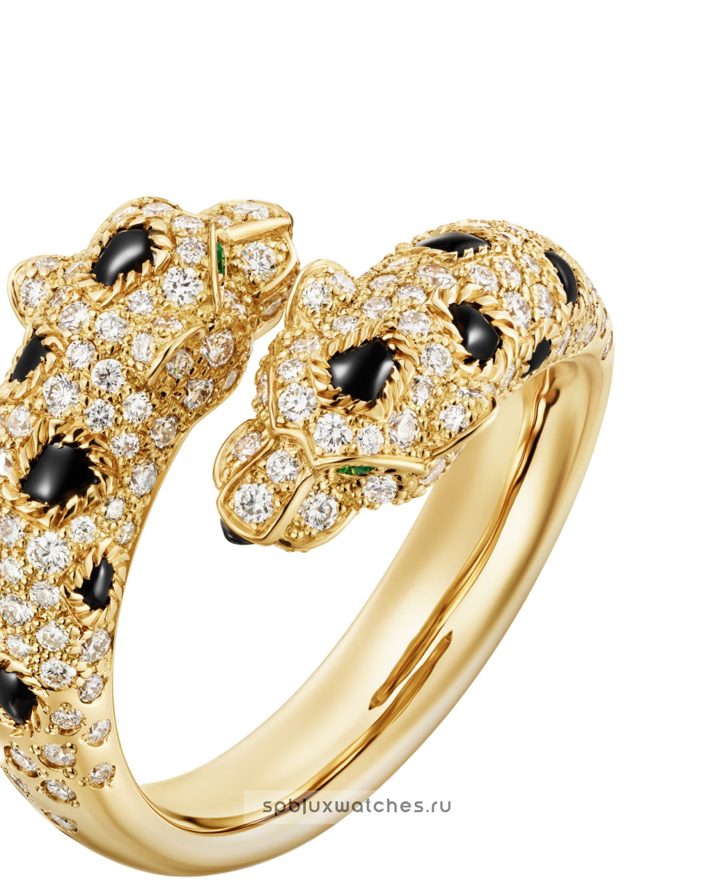 Кольцо Cartier Panthere de Cartier Semi-Paved Ring N4802800