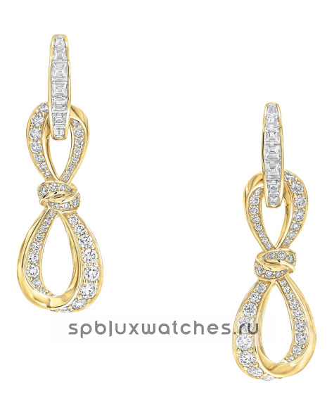 Серьги Graff Tilda's Bow Diamond Link Earrings RGE2010