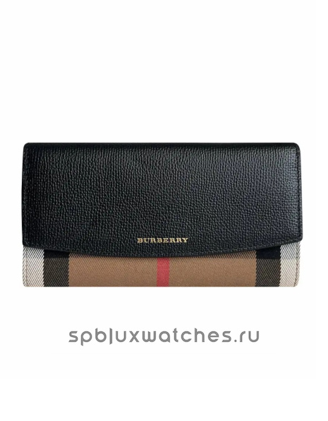Кошелек Burberry Canvas Leather