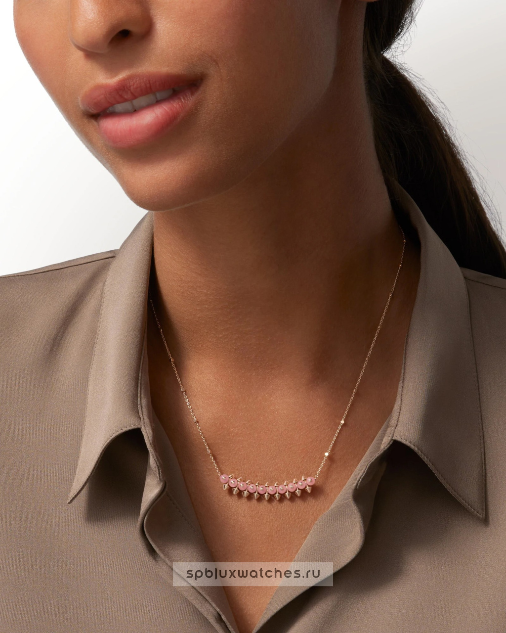 Подвеска Cartier Clash de Cartier Pink Chalcedony Pendant B7225044