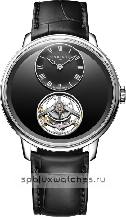 Arnold & Son Chronometry Ultrathin Tourbillon Platinum Onyx 41.5 mm 1UTBX.Z03A.C1375C