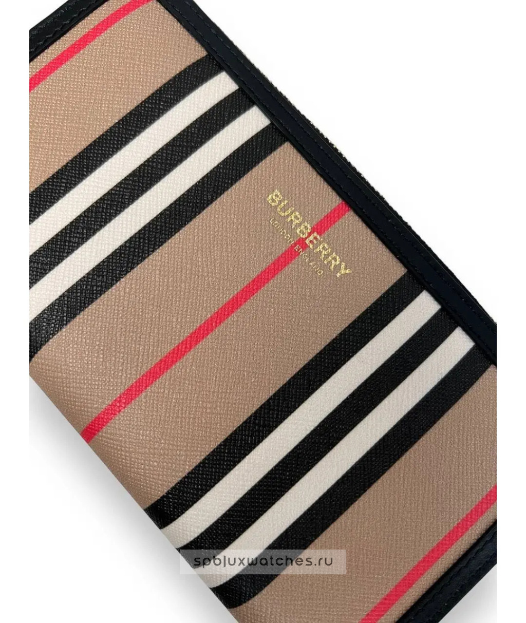 Кошелек Burberry Canvas Leather
