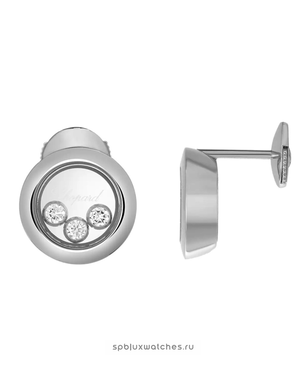 Серьги Chopard Happy Diamonds Icons Earrings 83A018-1001