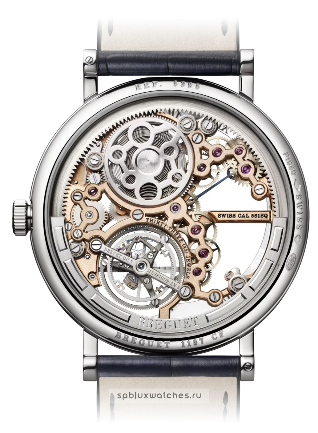 Breguet Classique Tourbillon Extra-Plat Squelette 5395 41 mm 5395PT/RS/9WU