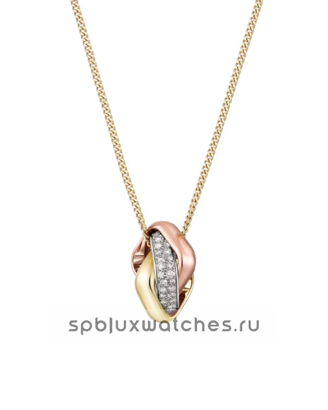 Подвеска Cartier Trinity Half-Paved Cushion-Shaped Pendant N7424481