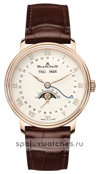 Blancpain Villeret Quantieme Complet 38 mm 6264 3642 55B