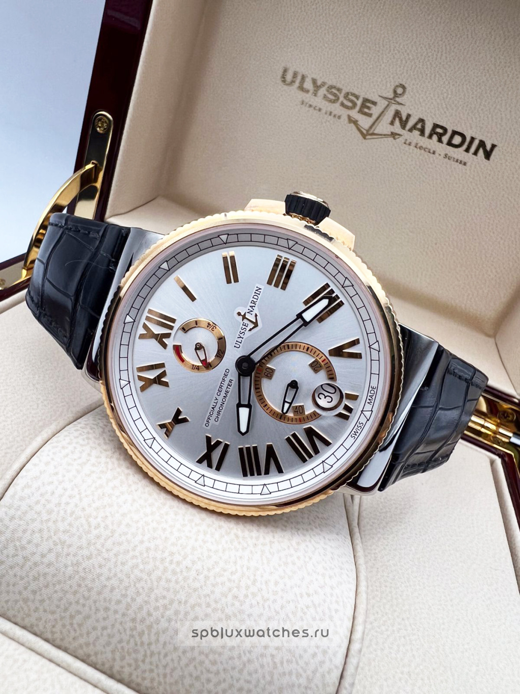 Ulysse Nardin Marine Chronometer Manufacture 45 mm 1185-122-3T/41