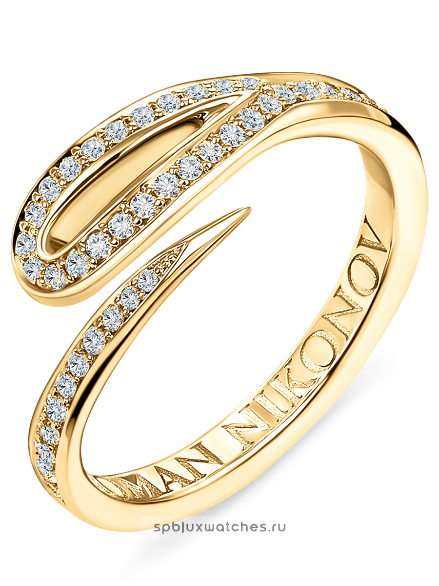 Кольцо Roman Nikonov "Кащеева игла". Half Pave. RN010102