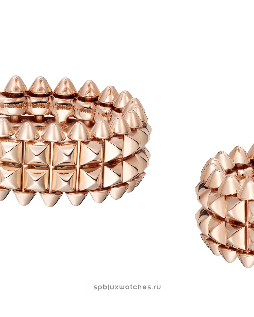 Серьги Cartier Clash de Cartier Paved Double Row Hoop Earrings B8301478