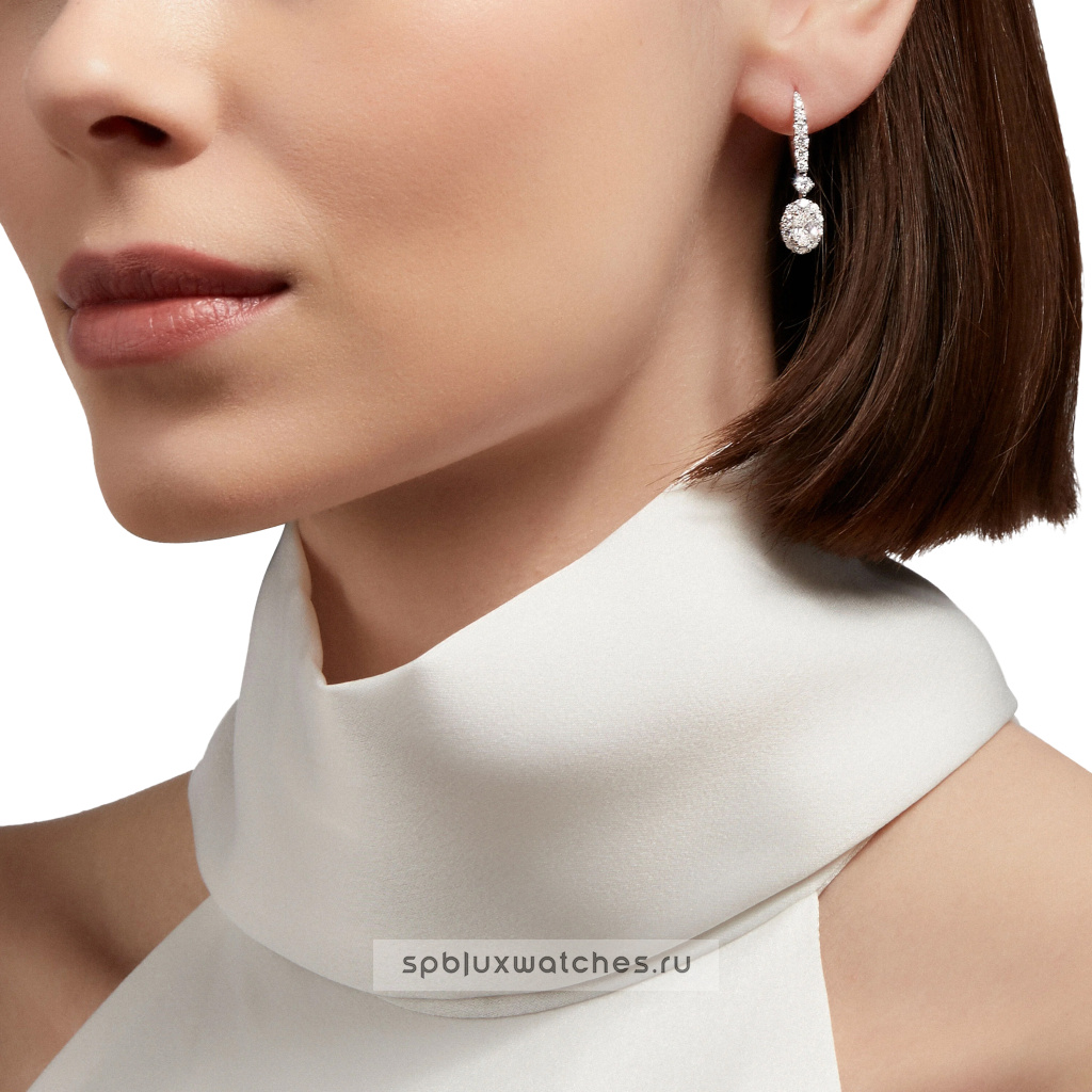 Серьги Graff Classic Graff Icon Oval Shape Diamond Earrings RGE1523