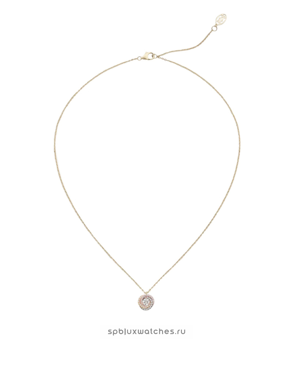 Подвеска Cartier Trinity Paved Pendant B7224807