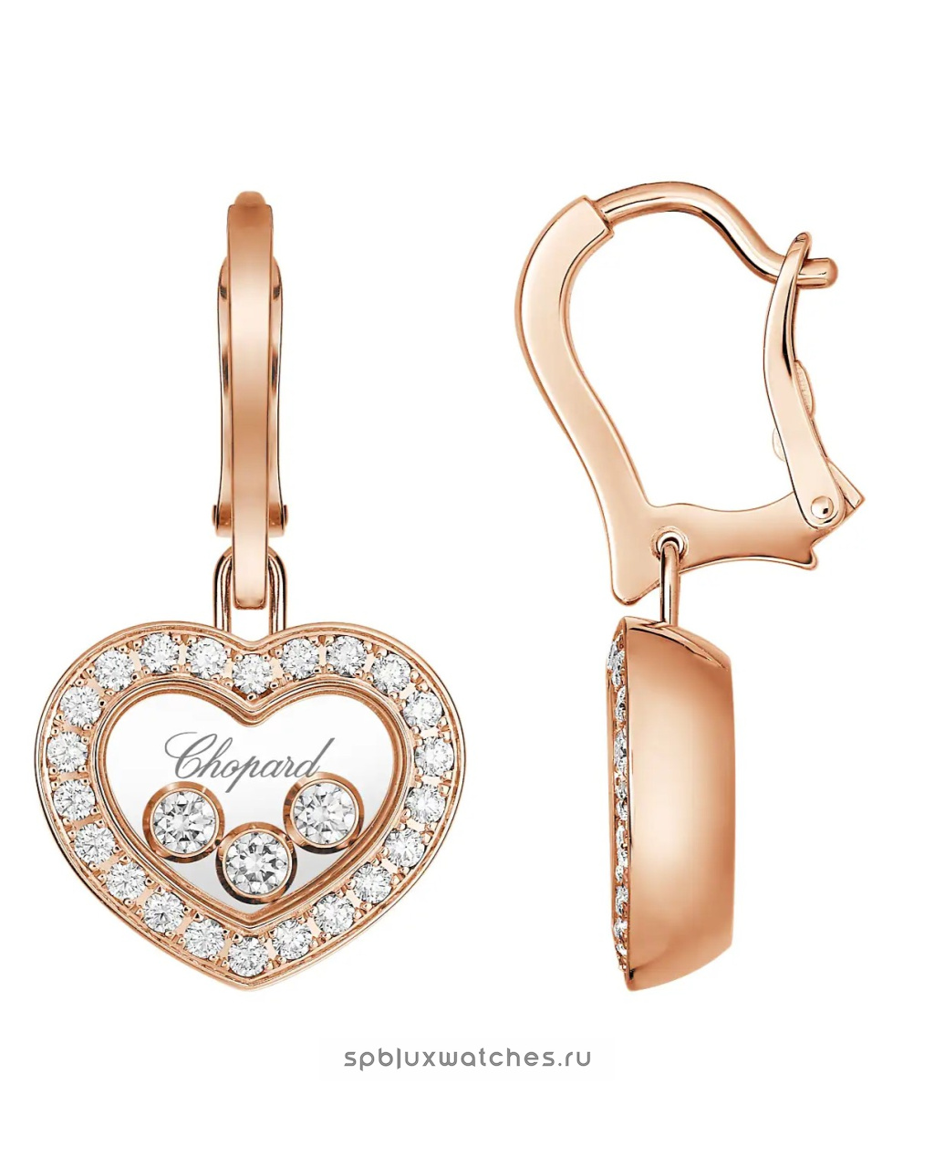 Серьги Chopard Happy Diamonds Icons Earrings 83A611-5401