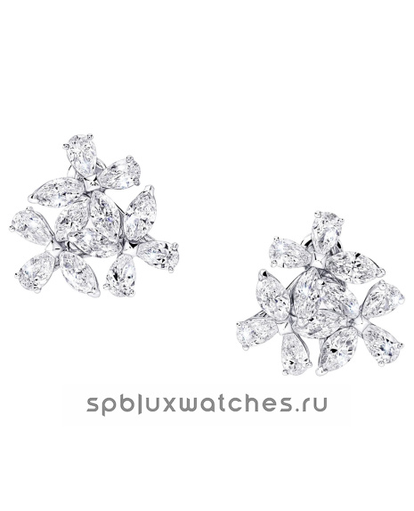 Серьги Graff Triple Classic Butterfly Diamond Earrings RGE1728