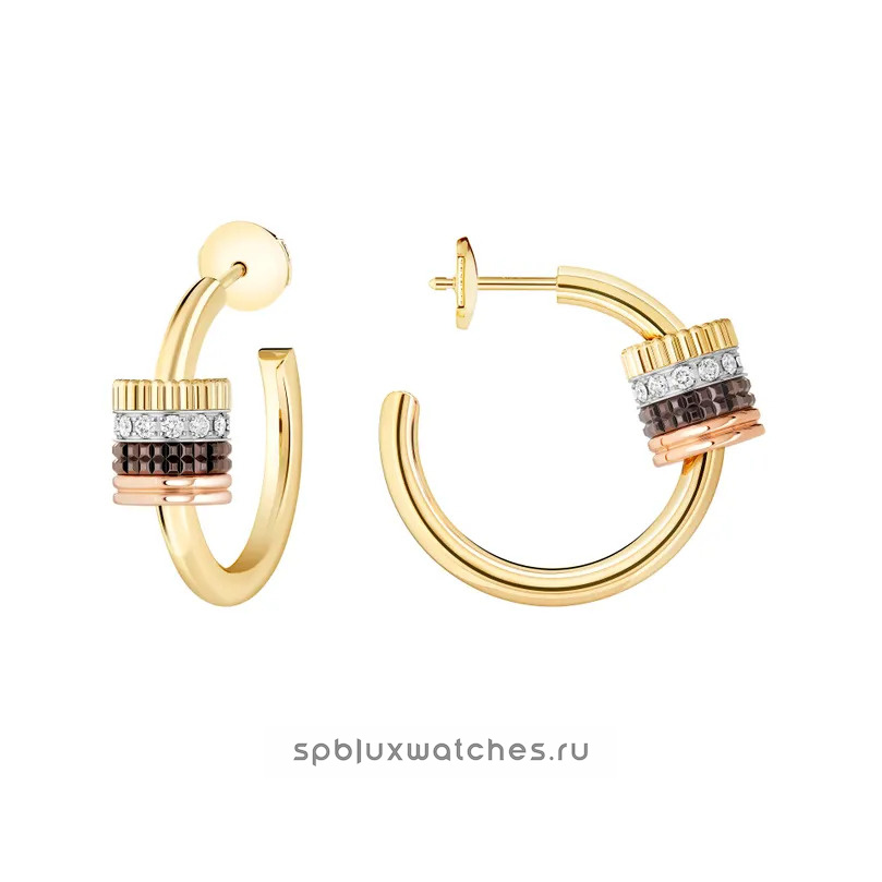 Серьги Boucheron Quatre Classique Hoop Earrings JCO00140