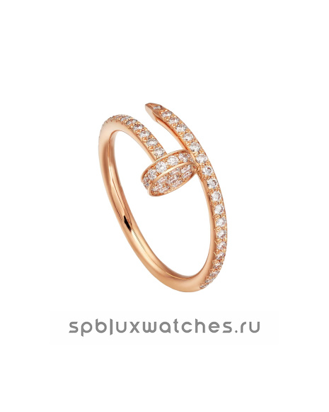 Кольцо Cartier Juste un Clou Half-Paved Ring Small Model B4231400