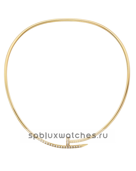 Колье Cartier Juste un Clou Reverse-Set Diamonds Torque Necklace Small Model N7424574