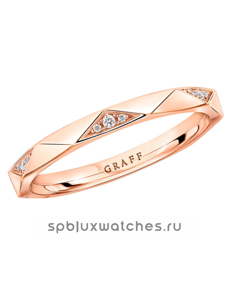 Кольцо Graff Laurence Graff Signature Faceted Diamond Wedding Band RGR995