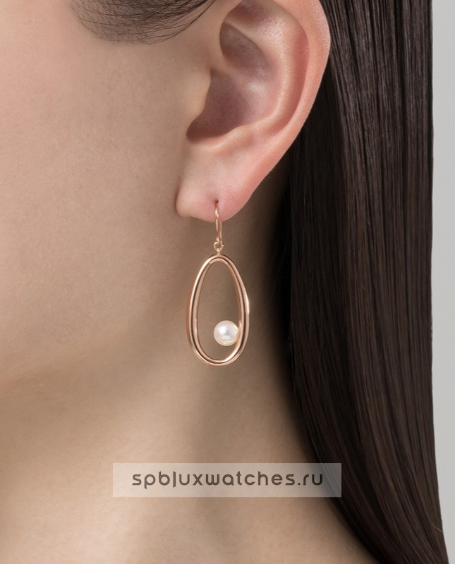 Серьги Mikimoto Moon Dew Pierced Earrings PE-1735PI