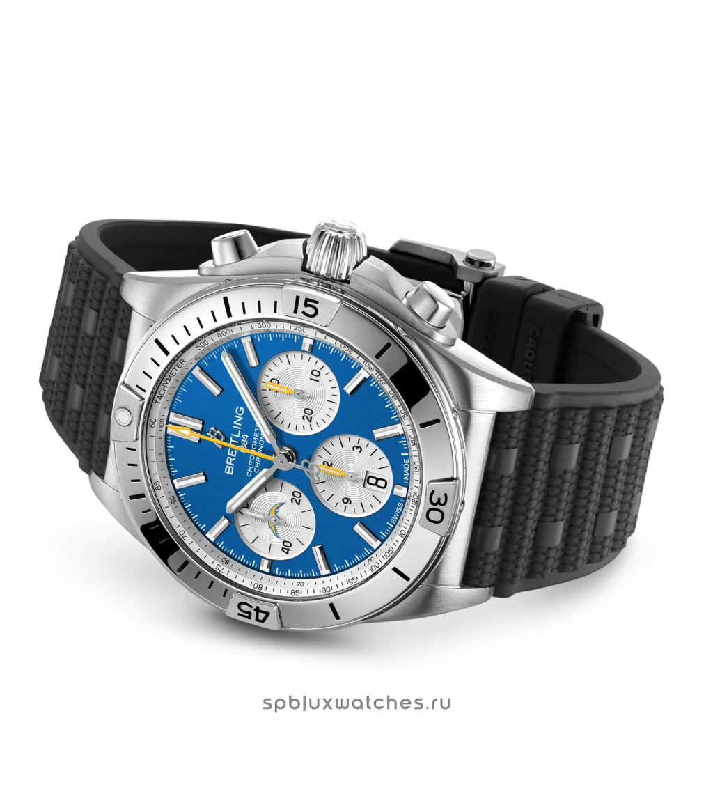 Breitling Chronomat B01 42 mm NFL Los Angeles Chargers Edition AB01342B1C8S1