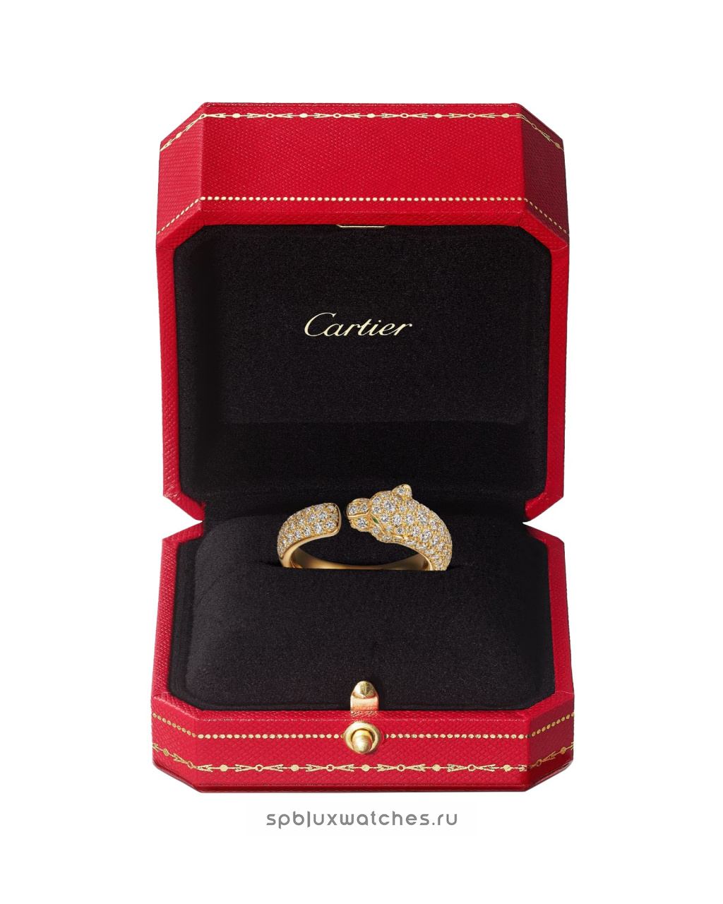 Кольцо Cartier Panthere de Cartier Paved Ring Small Model N4765500
