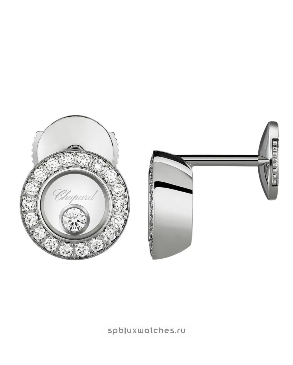 Серьги Chopard Happy Diamonds Icons Earrings 83A017-1201