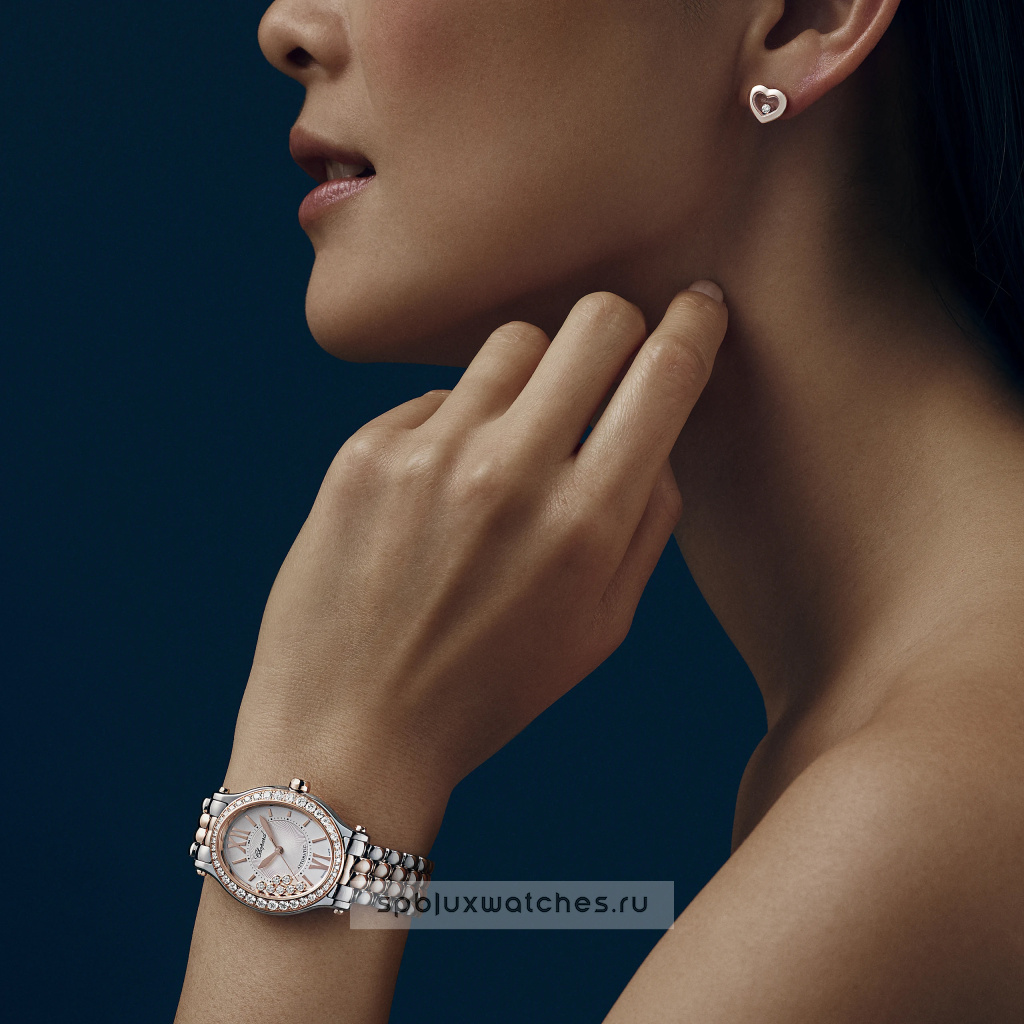 Серьги Chopard Happy Diamonds Icons Earrings 83A054-5001