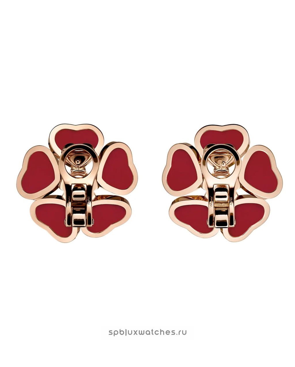 Серьги-клипсы Chopard Happy Hearts Flowers Earclips 84A085-5811
