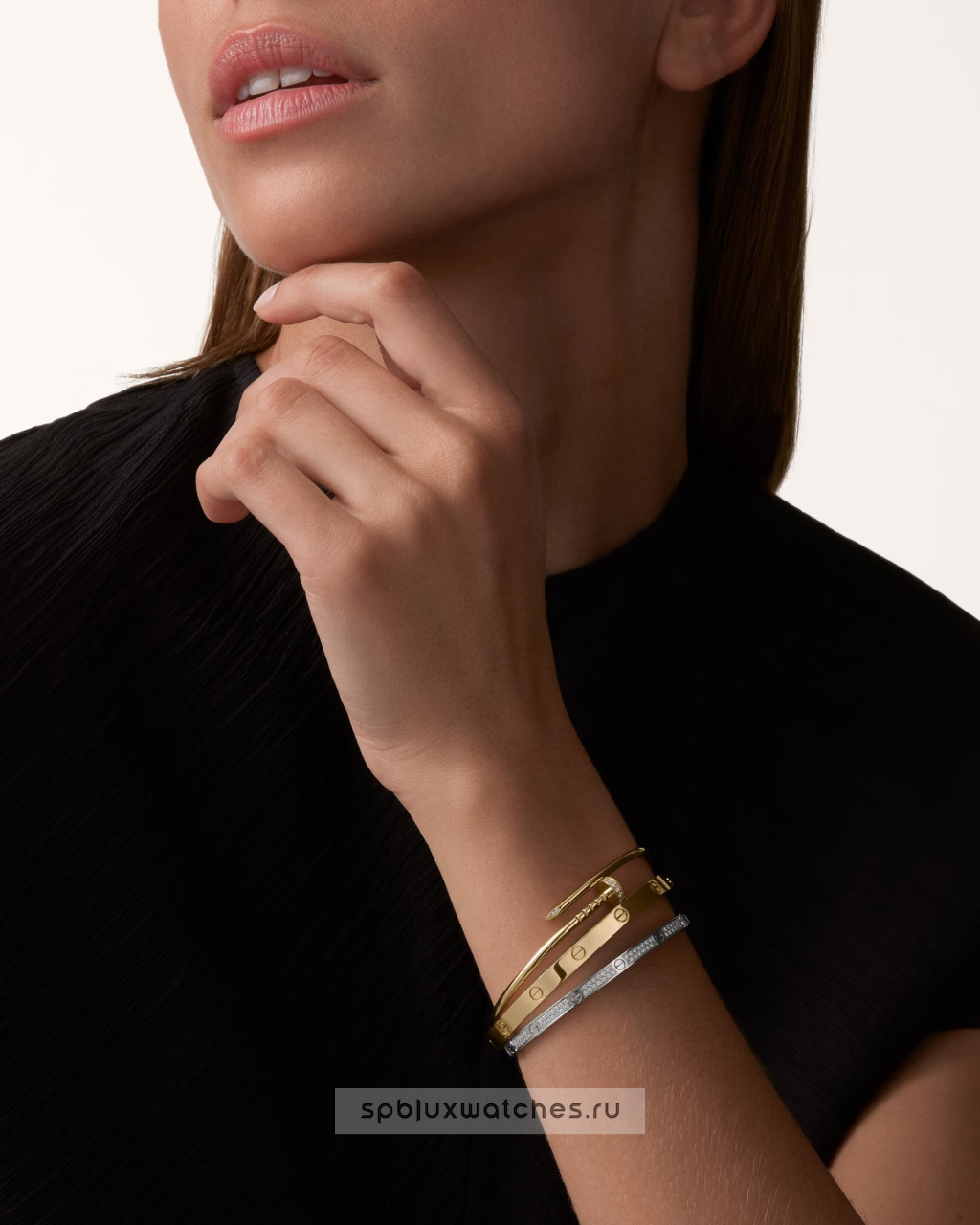 Браслет Cartier Love Bracelet Paved Small Model N6710817