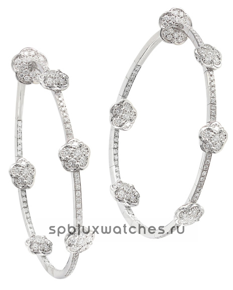 Серьги Pasquale Bruni Figlia Dei Fiori Hoop Earrings 16047B