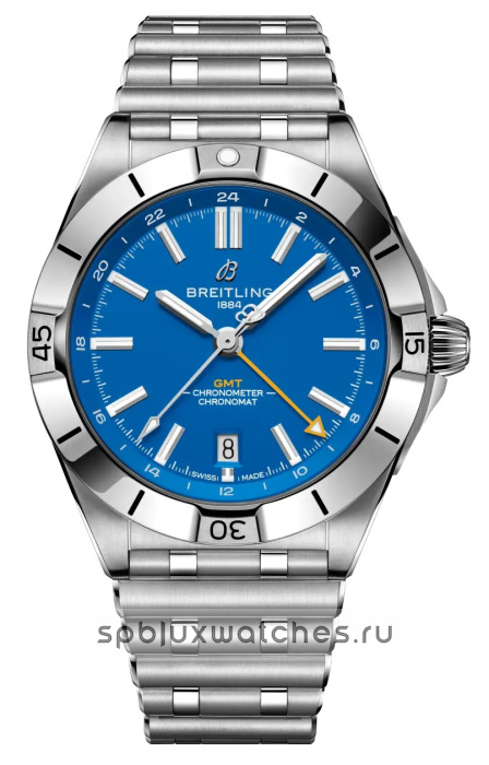 Breitling Chronomat Automatic GMT 40 mm NFL Los Angeles Chargers Edition A32398C41C1A1