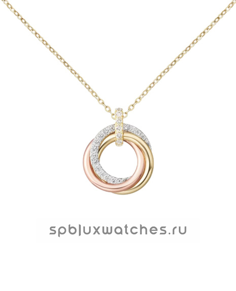 Подвеска Cartier Trinity Half-Paved Pendant Small Model B7224849