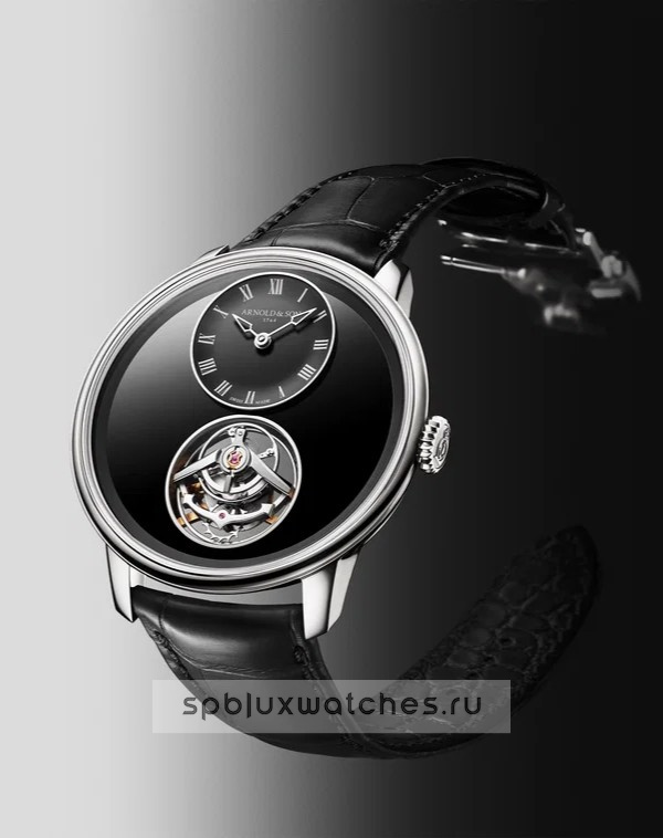 Arnold & Son Chronometry Ultrathin Tourbillon Platinum Onyx 41.5 mm 1UTBX.Z03A.C1375C