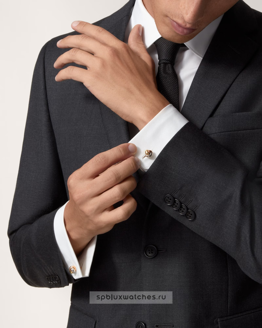 Запонки Cartier Trinity Cufflinks T1220731