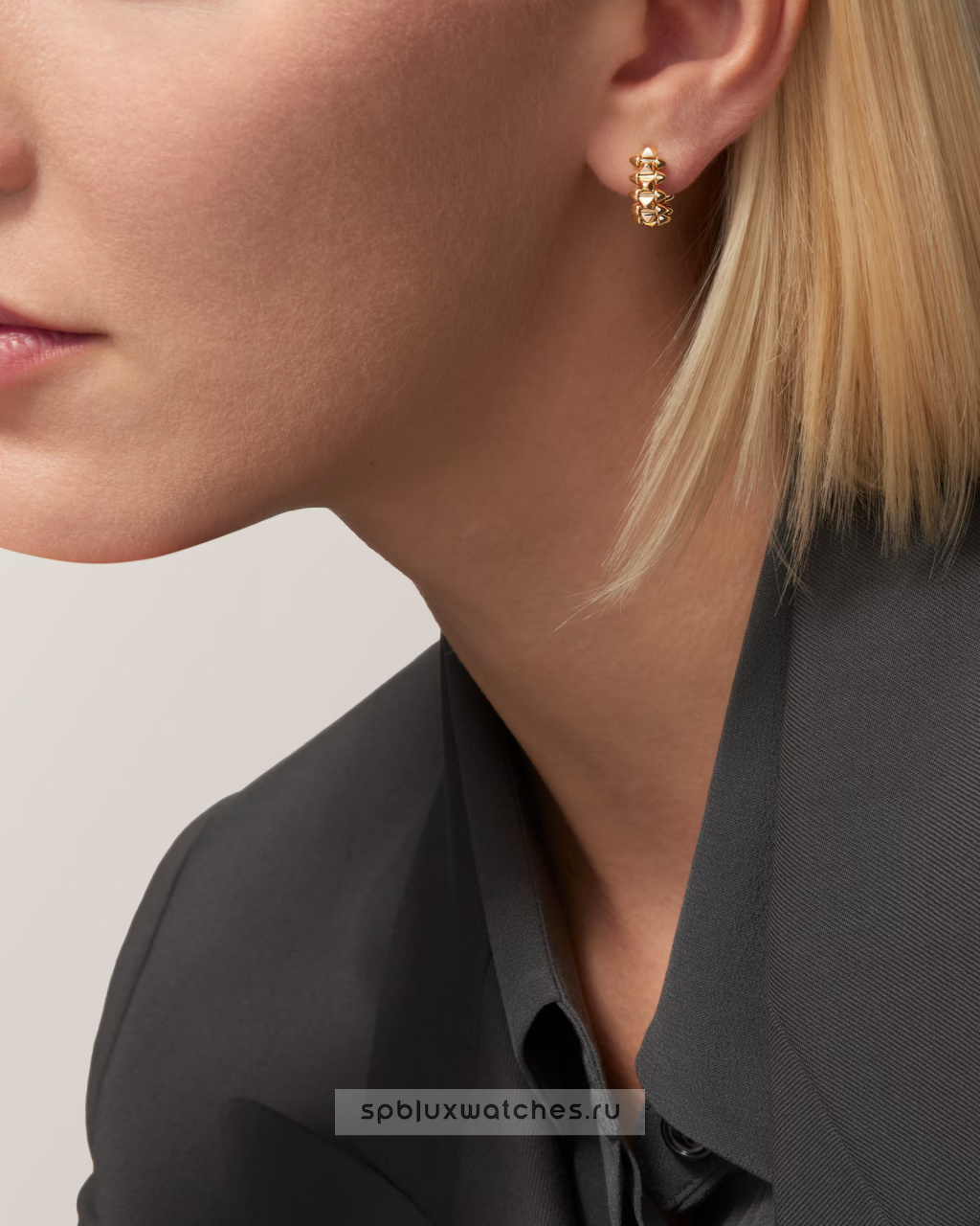 Серьги Cartier Clash de Cartier Hoop Earrings Mini Model B8301520
