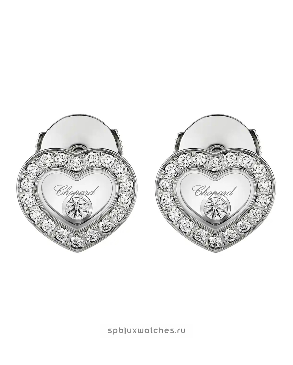 Серьги Chopard Happy Diamonds Icons Earrings 83A054-1201
