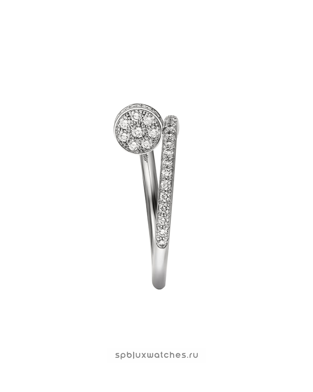 Кольцо Cartier Juste un Clou Half-Paved Ring Small Model B4231600