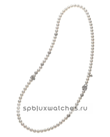 Колье Mikimoto Fortune Leaves Necklace KZ-1515GZ