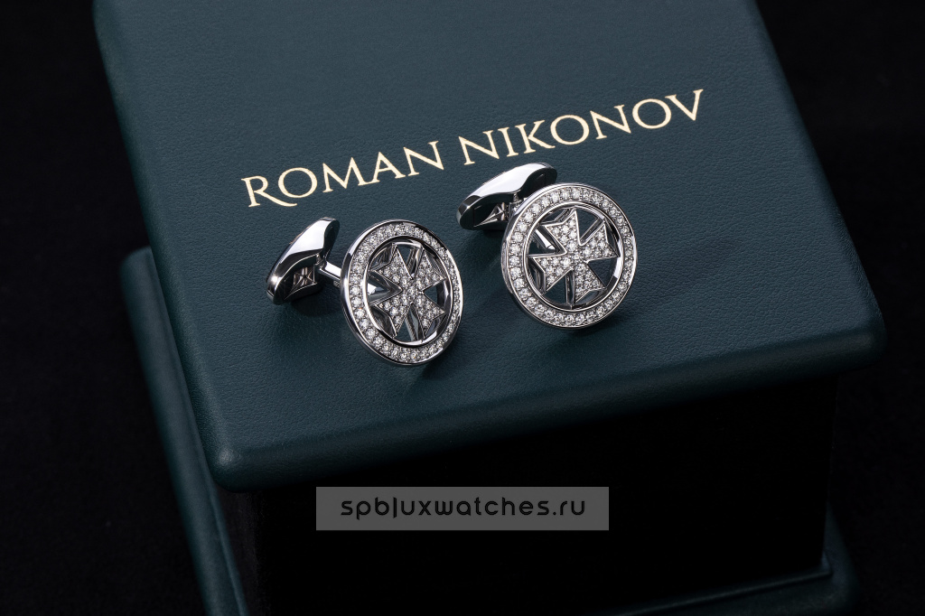 Запонки Roman Nikonov "Мальтийский крест" RN270171
