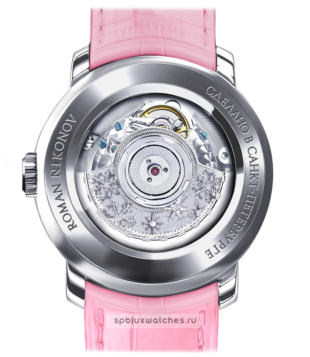 Часы Roman Nikonov «Розовый хрусталь» RN-PC-38W01/ST/AL