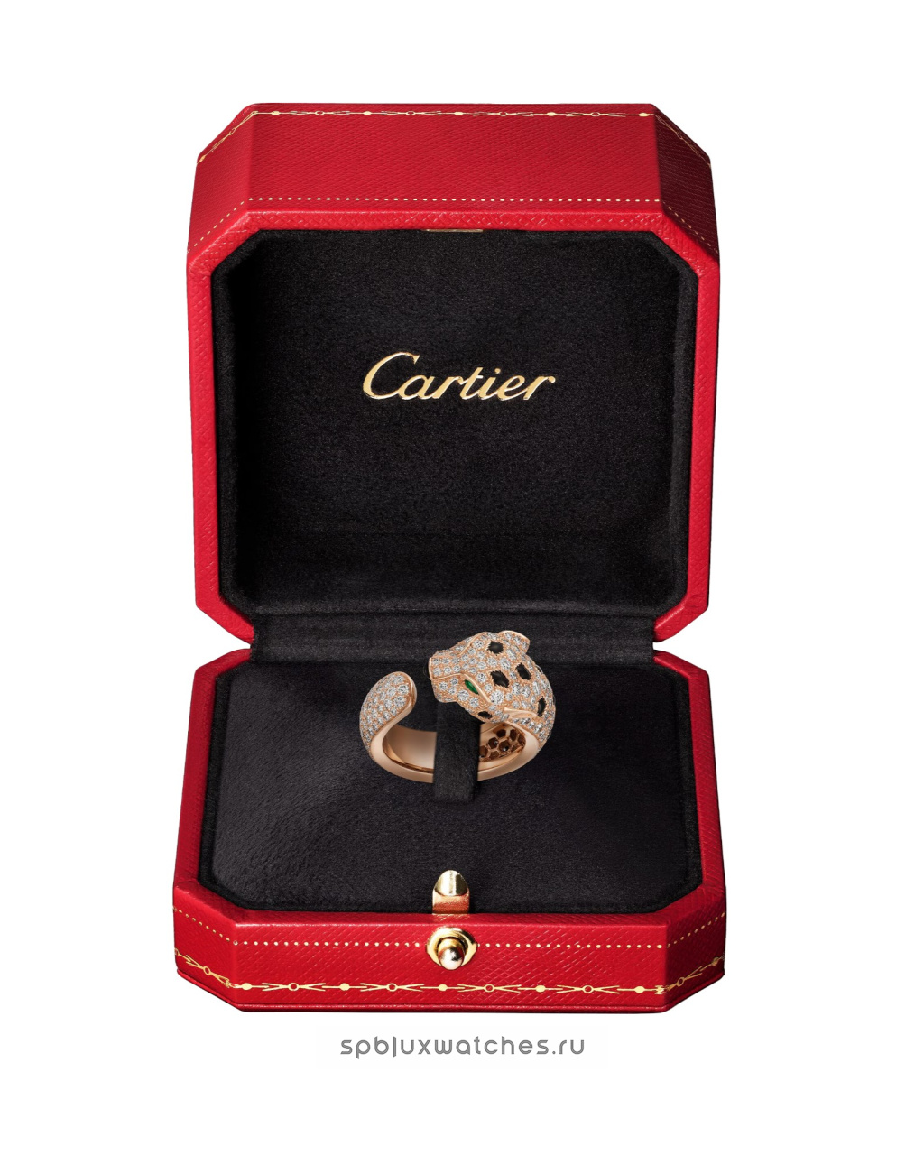 Кольцо Cartier Panthere de Cartier Paved Ring Medium Model N4804900