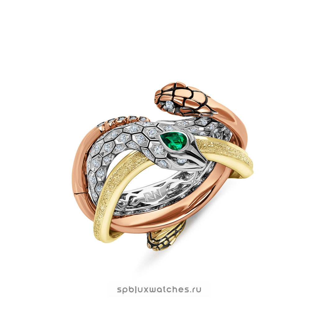 Кольцо Roman Nikonov "Змеиный след" RN290031