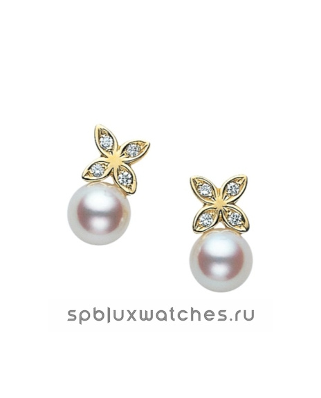 Серьги Mikimoto Pierced Earrings PE-1392PK