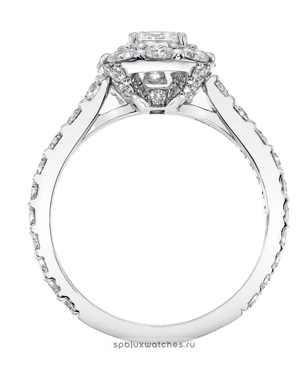 Кольцо для помолвки Graff Icon Emerald Cut Diamond Engagement Ring RGR619