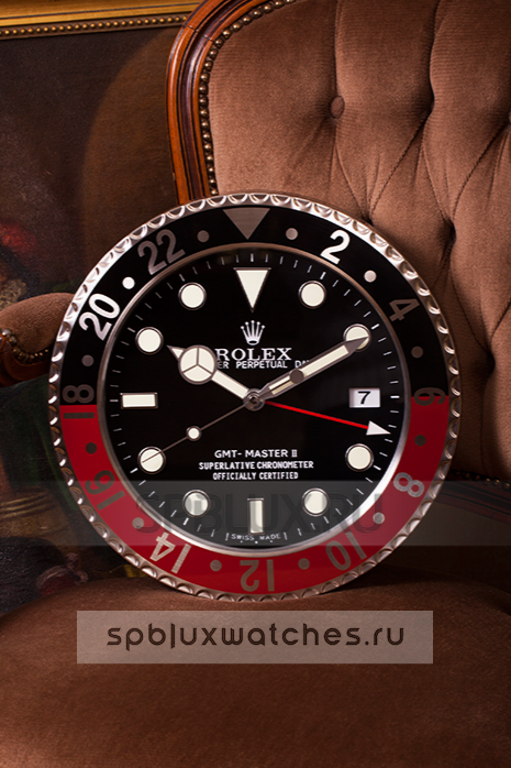 Настенные часы Rolex GMT-Master II Black Dial BR