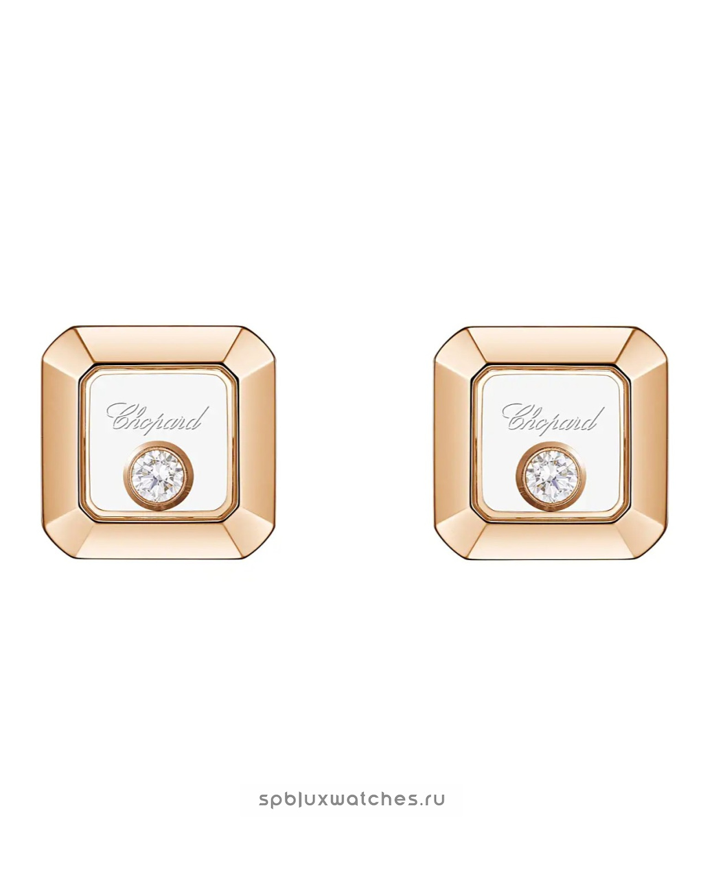 Серьги Chopard Happy Diamonds Icons Earrings 83A114-5001