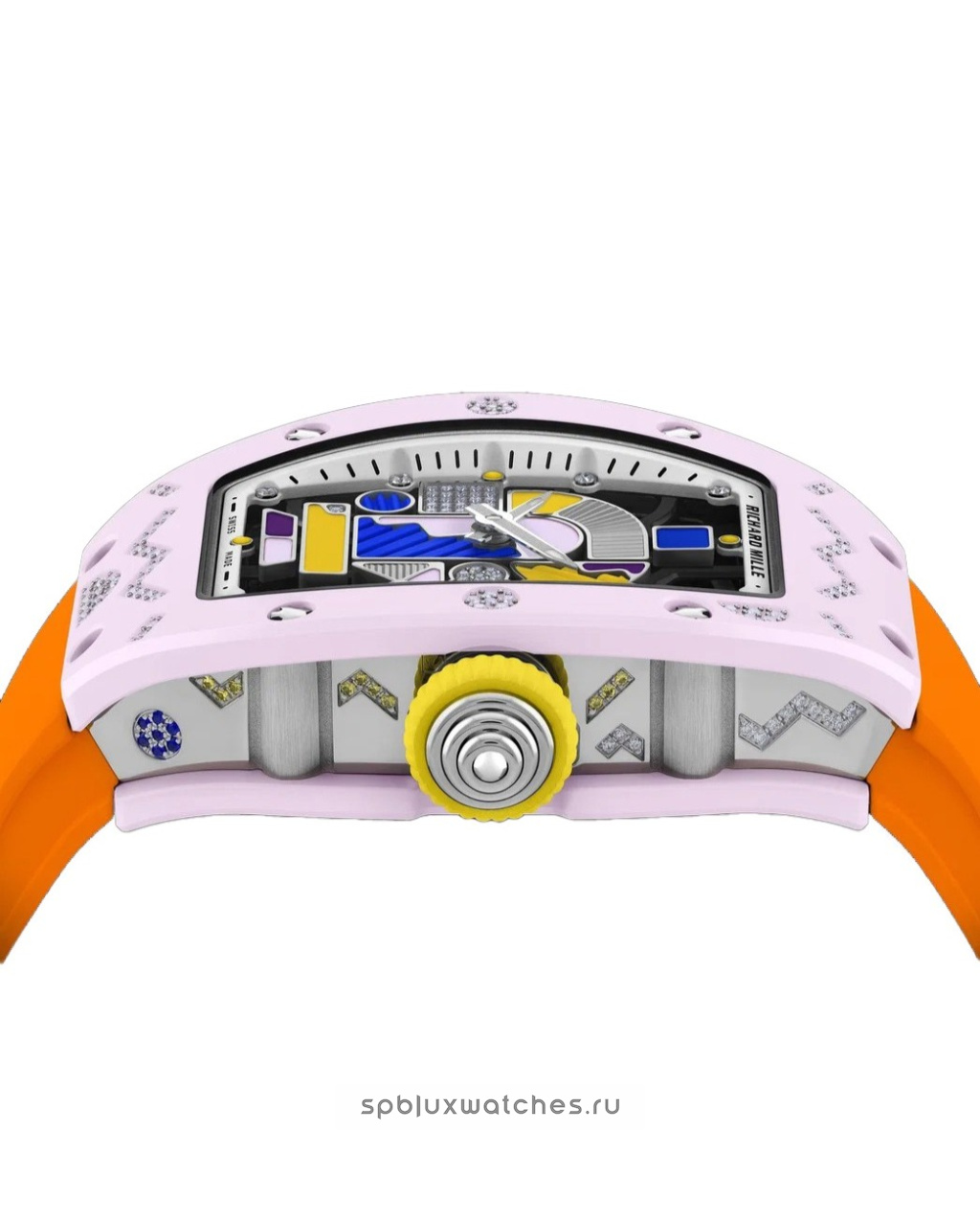 Richard Mille RM 07-01 Automatic Winding Coloured Ceramics Blush Pink 31.4 x 42.5 mm